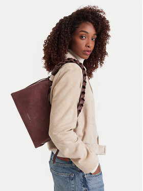 Coccinelle Coccinelle Ročna torba P6P Boheme Suede Bimaterial E1 P6P 13 03 01 Bordo rdeča