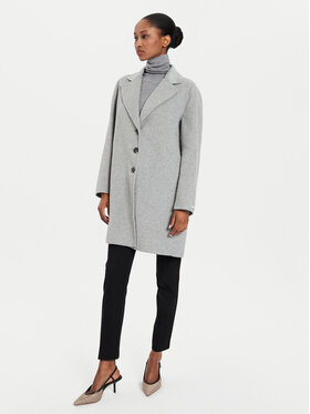 Marella Marella Cappotto di lana Won 2423016041 Grigio Regular Fit