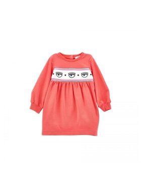 Chiara Ferragni Chiara Ferragni Sukienka letnia 53b900_2010 Różowy Regular Fit