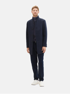 Tom Tailor Tom Tailor Demisezoninis paltas 1037407 Tamsiai mėlyna Regular Fit