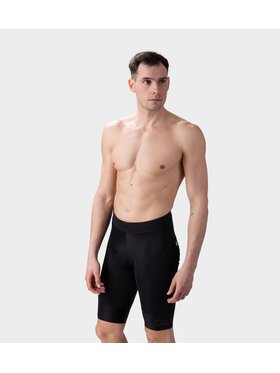 Alé Cycling Alé Cycling Szorty rowerowe R-EV1 Agonista Plus Czarny Fitted Fit