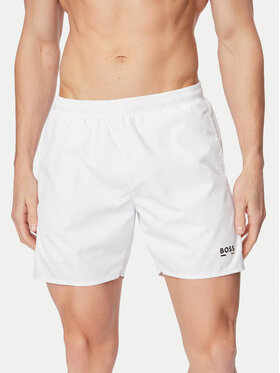 BOSS BOSS Ujumisšortsid Swordfish 50554613 Valge Regular Fit