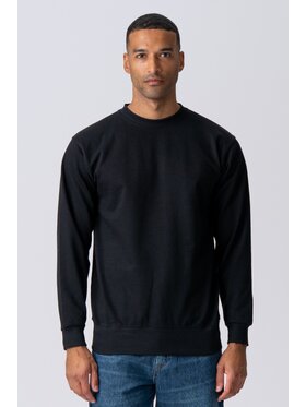 TeeShoppen TeeShoppen Sweter 'Basic Collection' Czarny Regular Fit