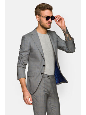 Lancerto Lancerto Garnitur 2 Szary Regular Fit
