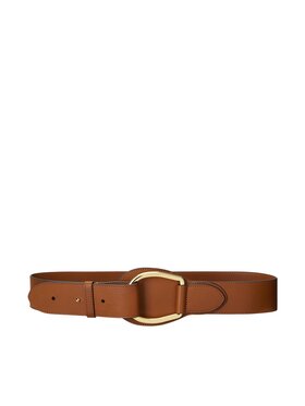 Lauren Ralph Lauren Lauren Ralph Lauren Pasek Damski Wide Rng Eqs 412897548001 Brązowy
