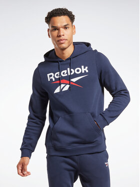 Reebok Reebok Džemperis Identity Stacked Logo H54803 Tamsiai mėlyna Regular Fit