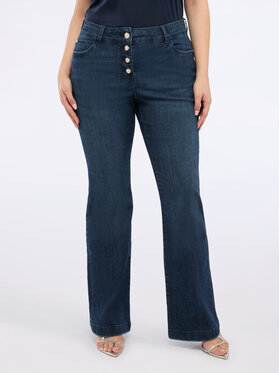 Fiorella Rubino Fiorella Rubino Jeansy P402T004898N034 Niebieski Flare Fit