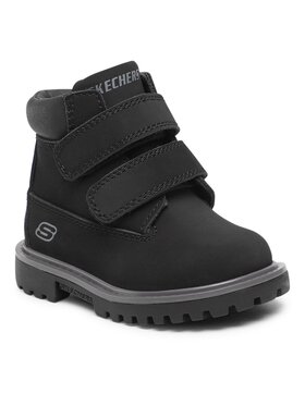 Skechers Skechers Туристически oбувки Mecca Sawmill 93159N/BLK Черен