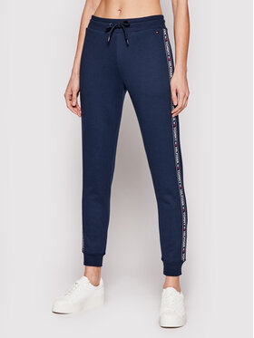 Tommy Hilfiger Tommy Hilfiger Spodnji del trenirke UW0UW00564 Mornarsko modra Regular Fit
