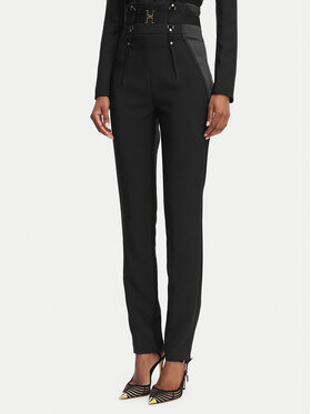 Elisabetta Franchi Elisabetta Franchi Текстилни панталони PA-180-62E2-V450 Черен Slim Fit