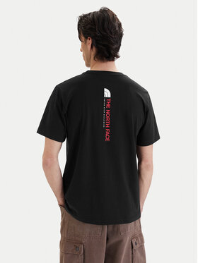 The North Face The North Face Marškinėliai Vertical NF0A8GV1 Juoda Regular Fit