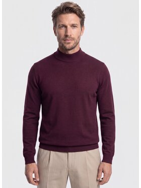 Pako Lorente Pako Lorente Sweter P26WN-2X-009 Fioletowy Regular Fit