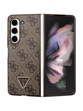 Guess Guess Etui na telefon FOLD 5 Brązowy