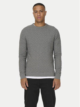 Only & Sons Only & Sons Džemper 22026559 Siva Regular Fit