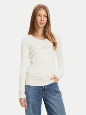 Guess Guess Maglione W5YR24 Z2NQ2 Écru Regular Fit