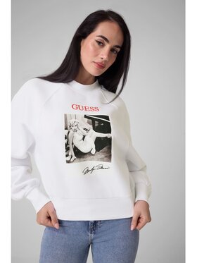 Guess Guess Bluza 184347 Biały Classic Fit