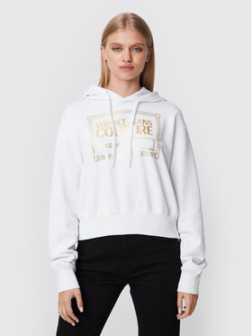 Versace Jeans Couture Versace Jeans Couture Bluza 73HAIT11 Biały Relaxed Fit