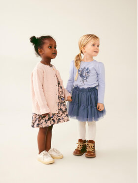 Vero Moda Girl Vero Moda Girl tiulio sijonas 13211727 Mėlyna Regular Fit