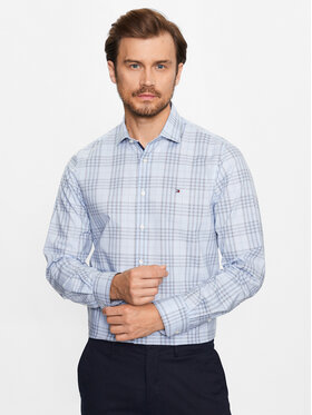 Tommy Hilfiger Tommy Hilfiger Риза MW0MW31844 Син Slim Fit