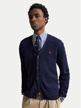 Polo Ralph Lauren Polo Ralph Lauren Pletena jopica 710B22611002 Mornarsko modra Regular Fit
