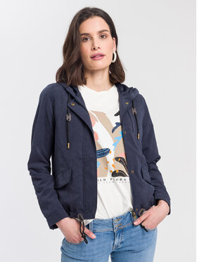 Cross Jeans Cross Jeans Kurtka przejściowa 81251-001 Granatowy Regular Fit