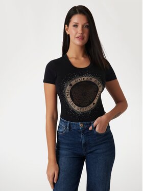 Guess Guess T-Shirt 171131 Czarny Classic Fit