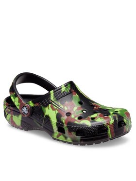 Crocs Crocs Natikače Classic Spray Camo Clog 208261 Crna