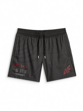 4F 4F Szorty kąpielowe AQUA FORCE Czarny Regular Fit
