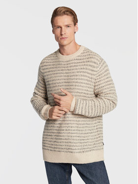Casual Friday Casual Friday Sweter Karl 20504402 Beżowy Regular Fit
