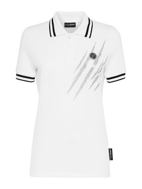 Plein Sport Plein Sport Polo 1729 Biały Regular Fit