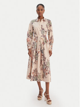 Marella Marella Рокля тип риза Formica 2613221161 Бежов Regular Fit
