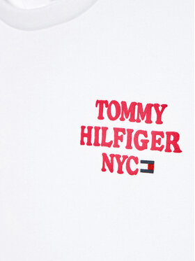 Tommy Hilfiger T-shirt Nyc Graphic KG0KG06671 D Bijela Regular Fit