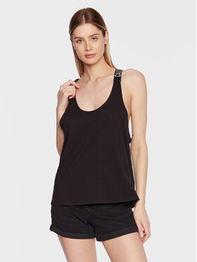 Calvin Klein Swimwear Calvin Klein Swimwear Top KW0KW02108 Čierna Regular Fit