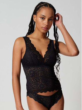 Skiny Skiny Podprsenkový top 82895 Čierna Slim Fit