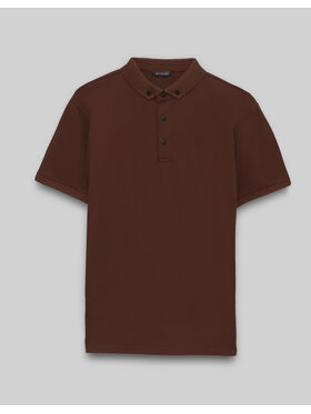 Borgio Borgio Polo matteo 01 Miedziany Classic Fit