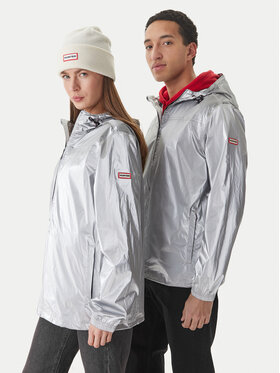 Hunter Hunter Regenjacke HARU0008261 Silberfarben Regular Fit