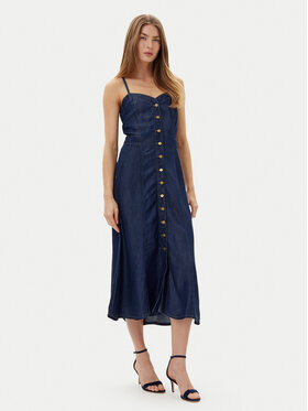 Guess Guess Džínové šaty W5GK43 D5N61 Tmavomodrá Regular Fit