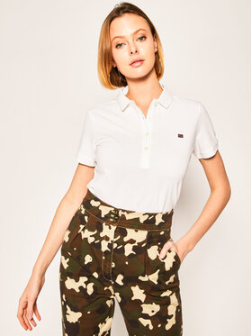 Napapijri Napapijri Polo Elma Piquet 2 NP0A4EDQ Bianco Regular Fit