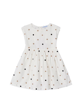 Mayoral Mayoral Rochie de zi 3921 Écru Regular Fit