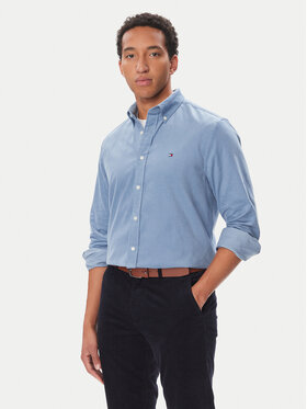 Tommy Hilfiger Tommy Hilfiger Camicia Solid  MW0MW40486 Blu Regular Fit