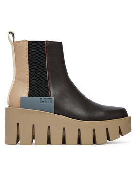 United Nude United Nude Polokozačky Grip Chelsea LO V 1103216116 Tmavě hnědá
