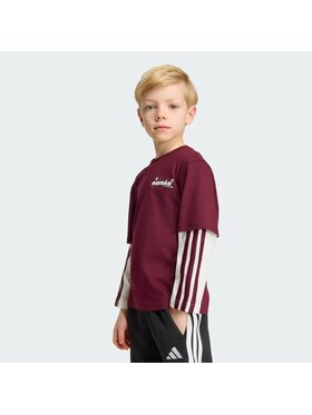 adidas adidas T-Shirt 165070 Czerwony Loose Fit