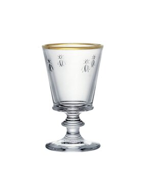 MIAhome MIAhome Komplet kieliszków ze Złotą Obwódką 4 szt. 220 ml Abeille Przezroczysty