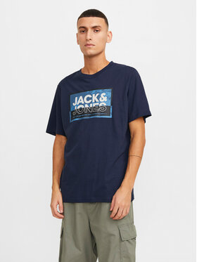 Jack&Jones Jack&Jones Majica Logan 12253442 Mornarsko modra Standard Fit