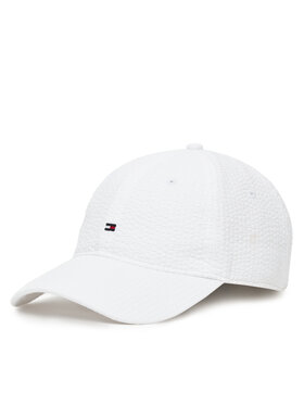 Tommy Hilfiger Tommy Hilfiger Бейсболка Flag Seersucker 6 Panel AM0AM13427 Білий