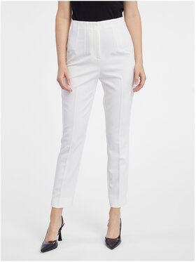Orsay Orsay Spodnie damskie 353145001000__36 Biały Regular Fit