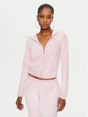 Juicy Couture Juicy Couture Bluza Robyn JCSEBJ007 Różowy Slim Fit