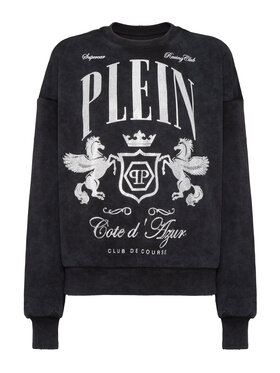 PHILIPP PLEIN PHILIPP PLEIN Bluza 25495 Czarny Regular Fit