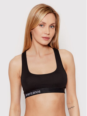 Americanos Americanos Soutien-gorge bralette Racer Noir