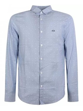Armani Exchange Armani Exchange Koszula 6RZC11 ZNYSZ 51AL Niebieski Slim Fit